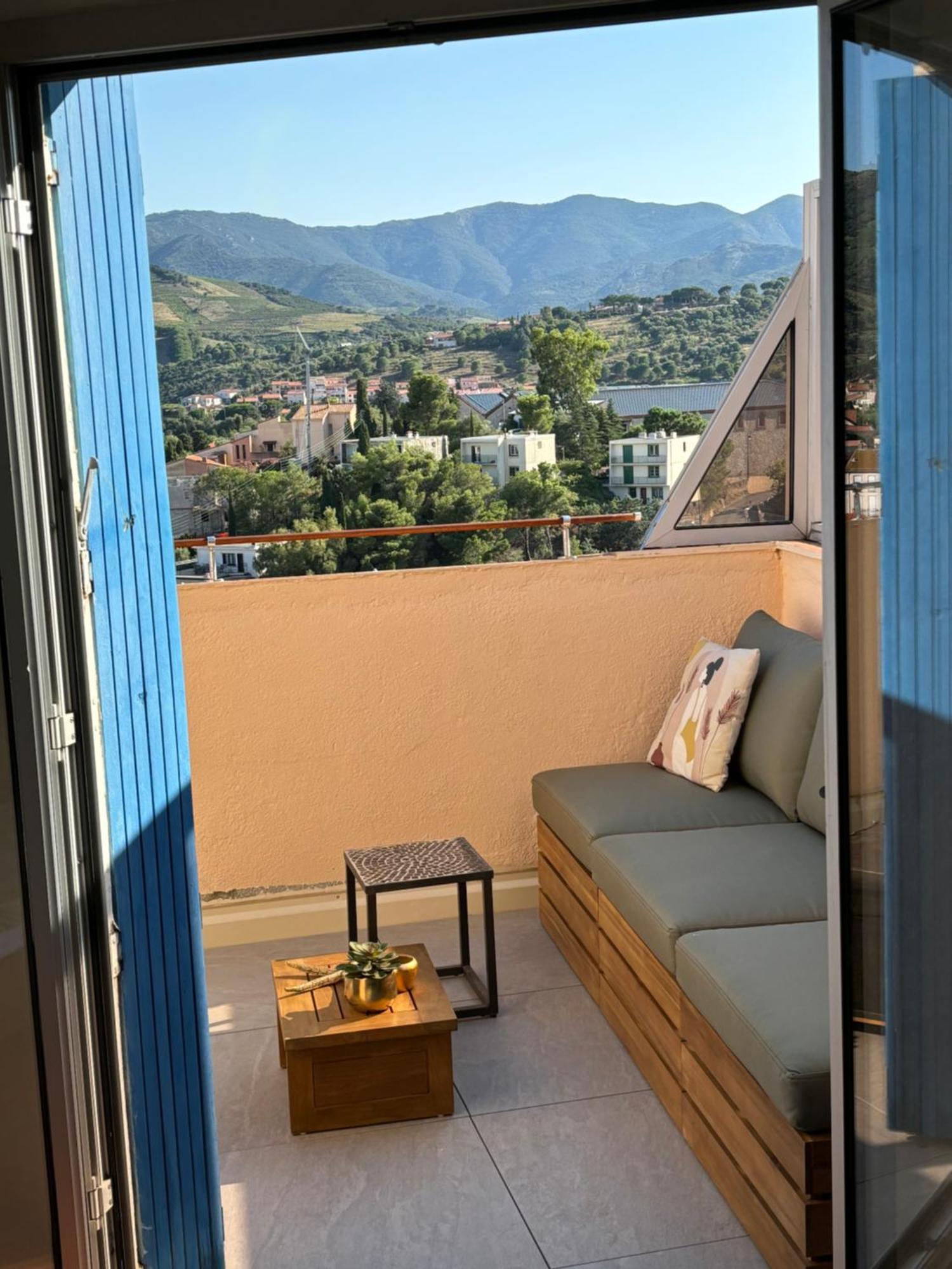 Attique A Banyuls - Vue Mer Et Montagne Екстериор снимка